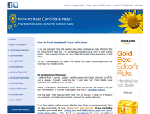 Tablet Screenshot of beatcandidayeastinfections.com